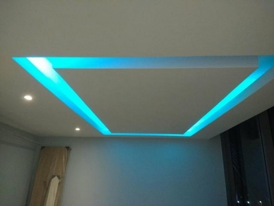 Instalação de Forro de Gesso com Sanca Santa Isabel - Forro de Gesso com Led