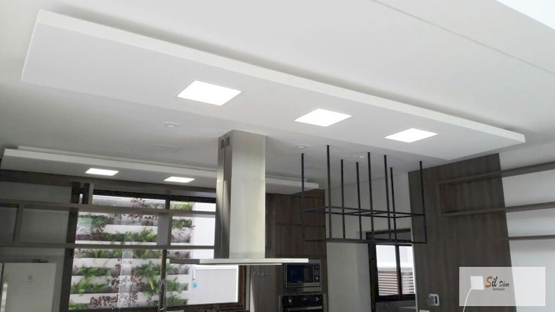 Instalação de Sanca de Gesso Invertida Santana de Parnaíba - Sanca de Gesso Aberta com Led