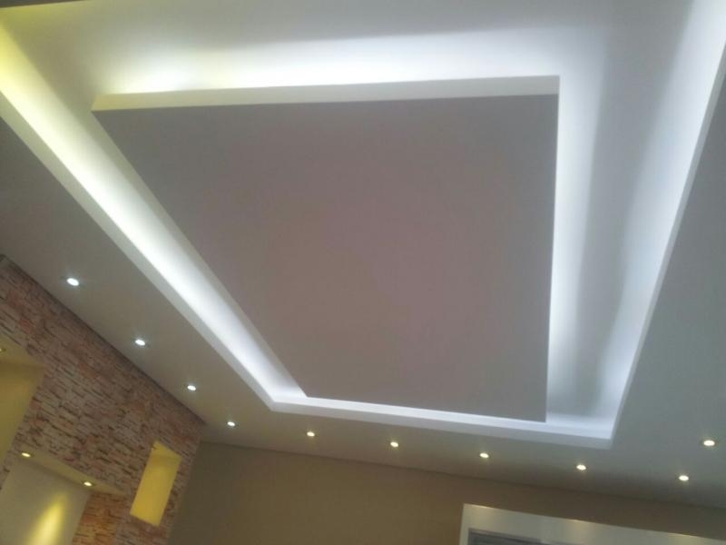 Instalação de Sanca de Gesso Jaboticabal - Sanca de Gesso com Led