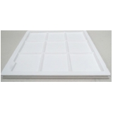 forro de gesso bisotado