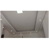 instalação de forro de gesso com tabica Pedreira